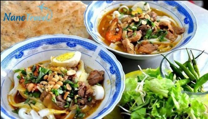 Mỳ Quảng – món ngon đặc trưng của Đà Nẵng. 