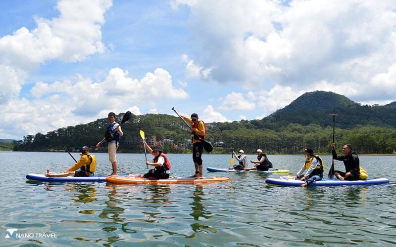 Hồ Hoà Trung - điểm chèo Sup Đà Nẵng được nhiều bạn trẻ yêu thích