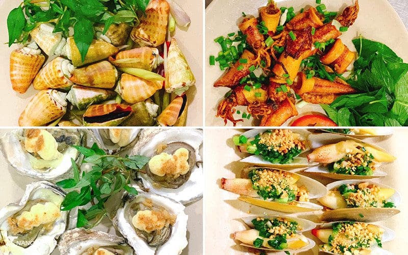 Thưởng thức bữa tiệc hải sản với đa dạng các món ăn hấp dẫn